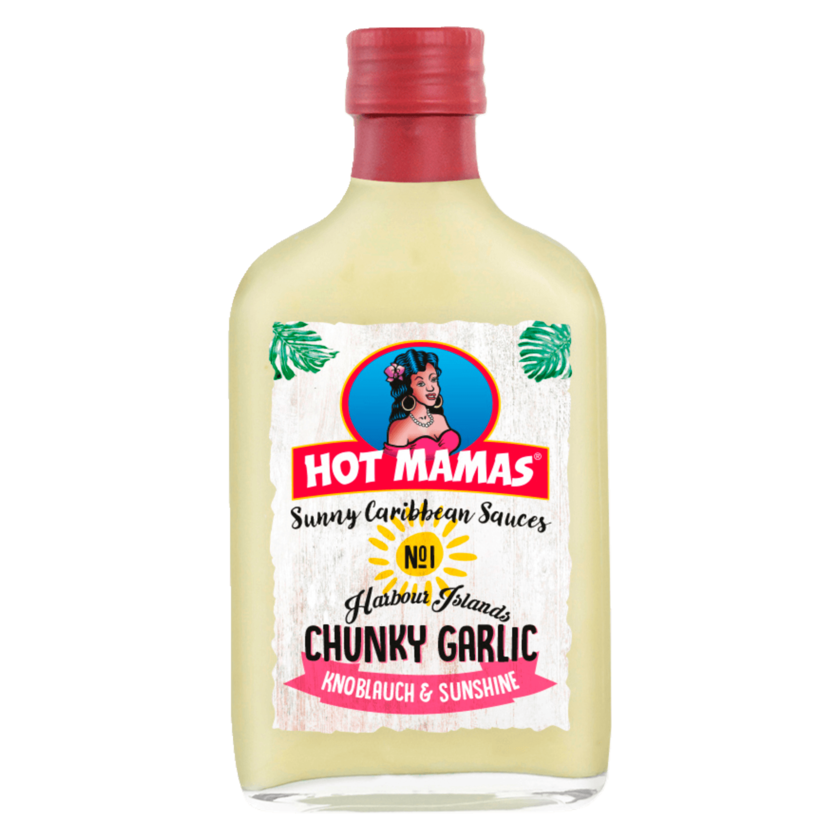 Hot Mamas Chunky Garlic Sauce Knoblauch & Sunshine 195ml